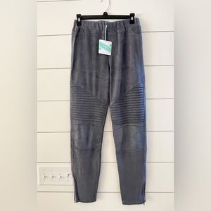 Umgee USA Gray Moto Jegging pants size Large